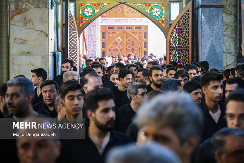 عزاداری تاسوعای حسینی در مسجد حظیره یزد