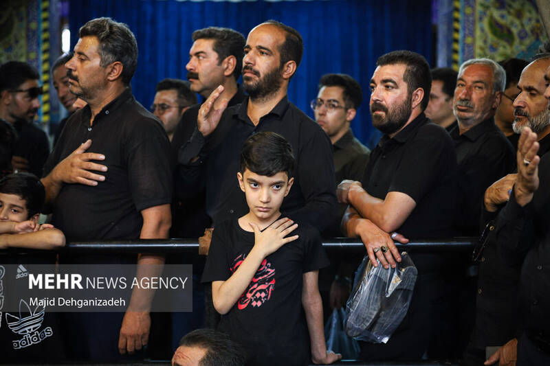 عزاداری تاسوعای حسینی در مسجد حظیره یزد