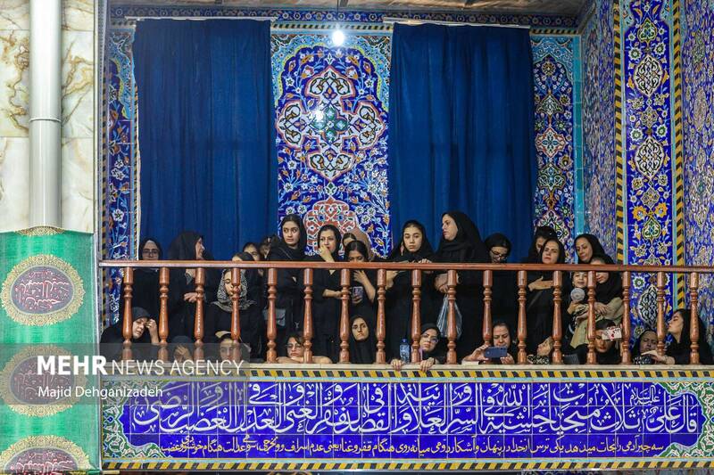 عزاداری تاسوعای حسینی در مسجد حظیره یزد