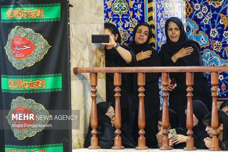 عزاداری تاسوعای حسینی در مسجد حظیره یزد