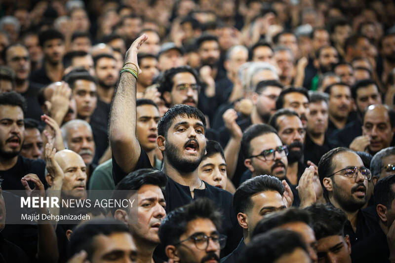 عزاداری تاسوعای حسینی در مسجد حظیره یزد