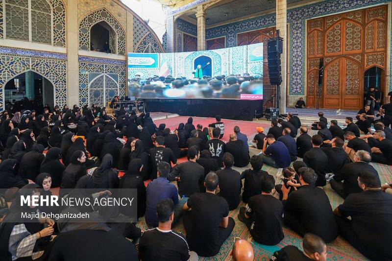 عزاداری تاسوعای حسینی در مسجد حظیره یزد