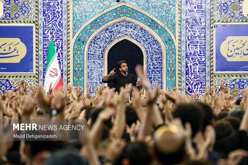 عزاداری تاسوعای حسینی در مسجد حظیره یزد