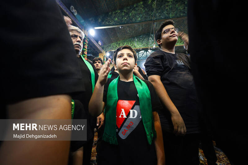 عزاداری تاسوعای حسینی در مسجد حظیره یزد