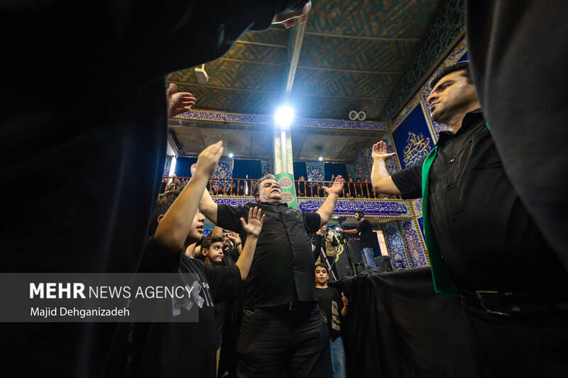 عزاداری تاسوعای حسینی در مسجد حظیره یزد
