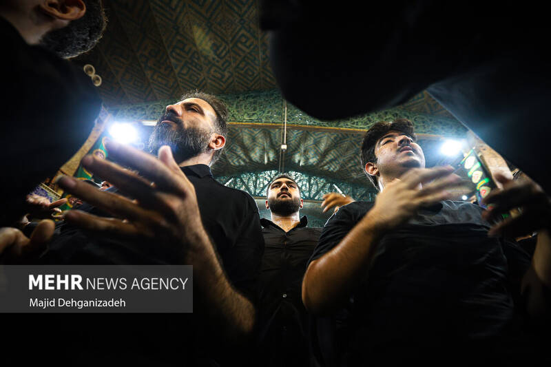 عزاداری تاسوعای حسینی در مسجد حظیره یزد