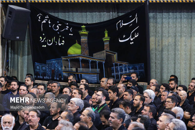 عزاداری تاسوعای حسینی در مسجد حظیره یزد