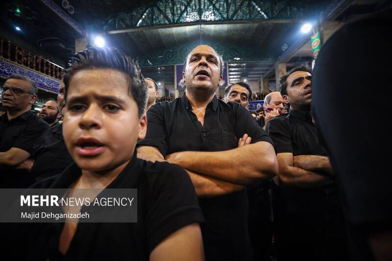 عزاداری تاسوعای حسینی در مسجد حظیره یزد