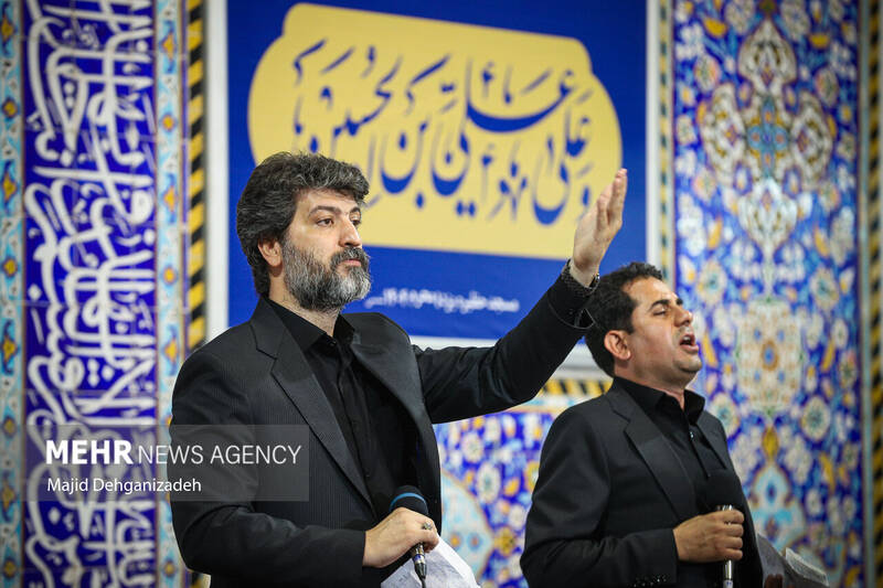 عزاداری تاسوعای حسینی در مسجد حظیره یزد