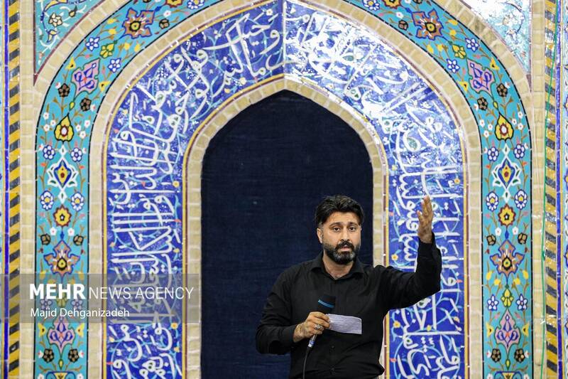 عزاداری تاسوعای حسینی در مسجد حظیره یزد