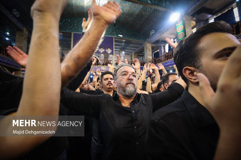 عزاداری تاسوعای حسینی در مسجد حظیره یزد