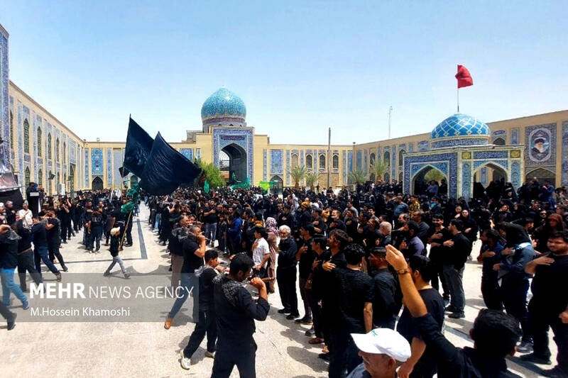 سوگ مردم زابل در عزاداری تاسوعای حسینی