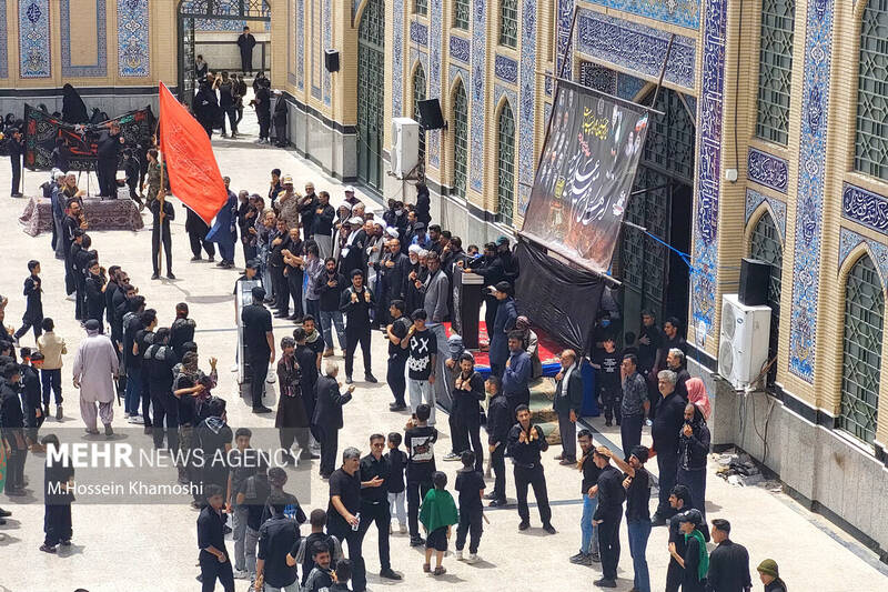 سوگ مردم زابل در عزاداری تاسوعای حسینی