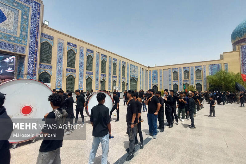 سوگ مردم زابل در عزاداری تاسوعای حسینی