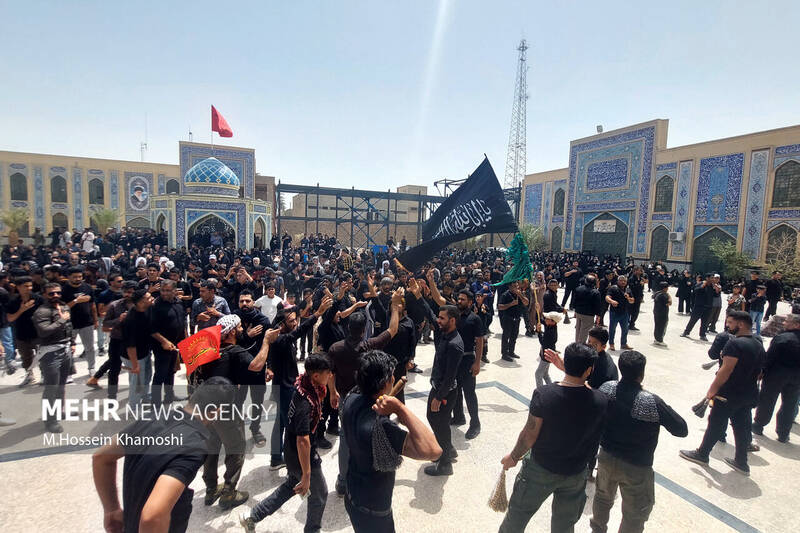 سوگ مردم زابل در عزاداری تاسوعای حسینی