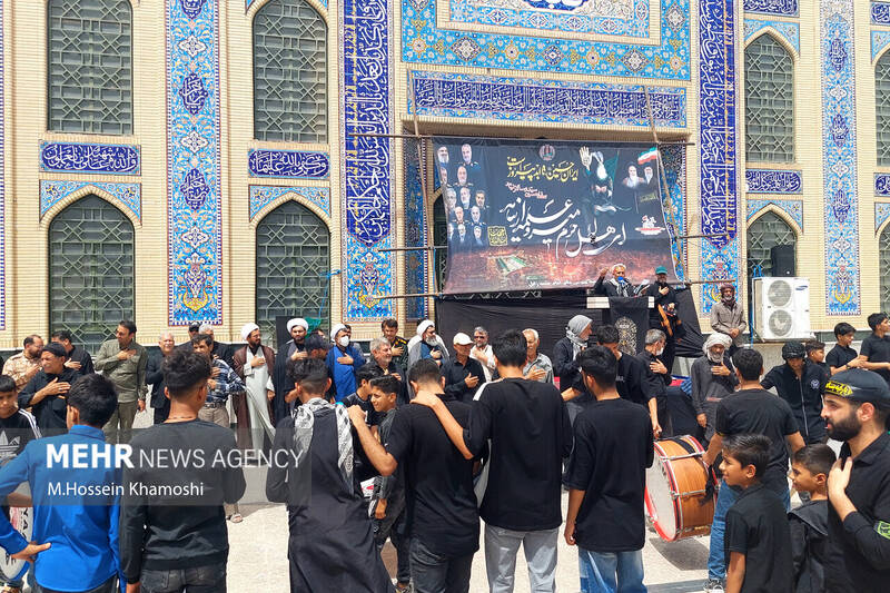 سوگ مردم زابل در عزاداری تاسوعای حسینی