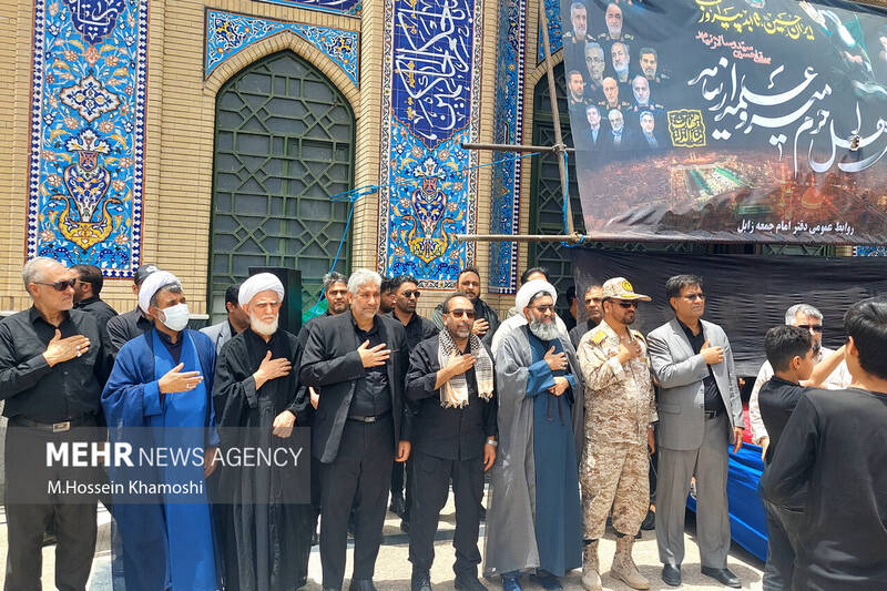 سوگ مردم زابل در عزاداری تاسوعای حسینی