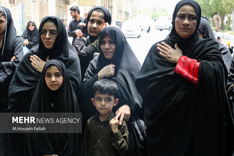 عزاداری تاسوعای حسینی در ایرانشهر