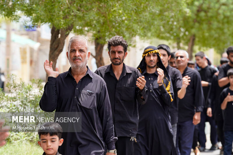 عزاداری تاسوعای حسینی در ایرانشهر