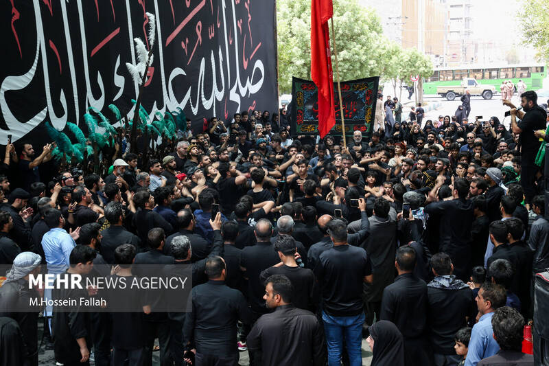 عزاداری تاسوعای حسینی در ایرانشهر