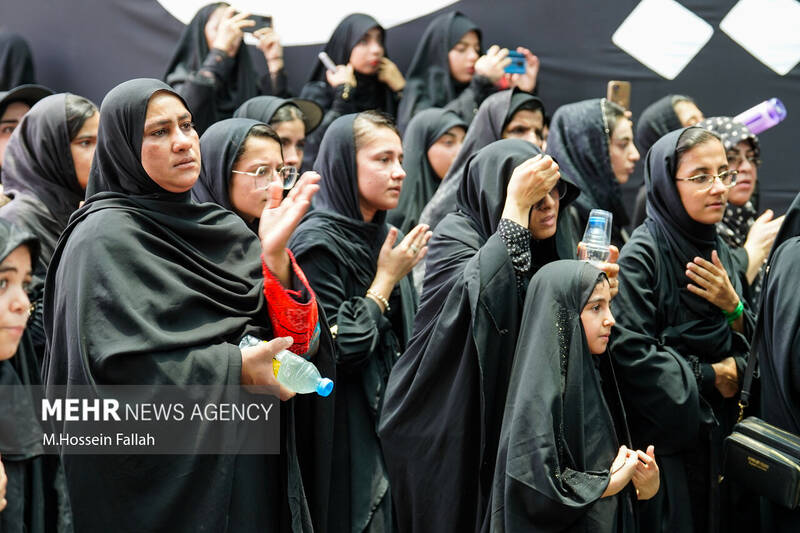 عزاداری تاسوعای حسینی در ایرانشهر