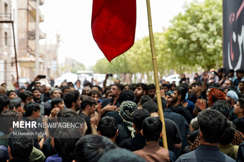 عزاداری تاسوعای حسینی در ایرانشهر