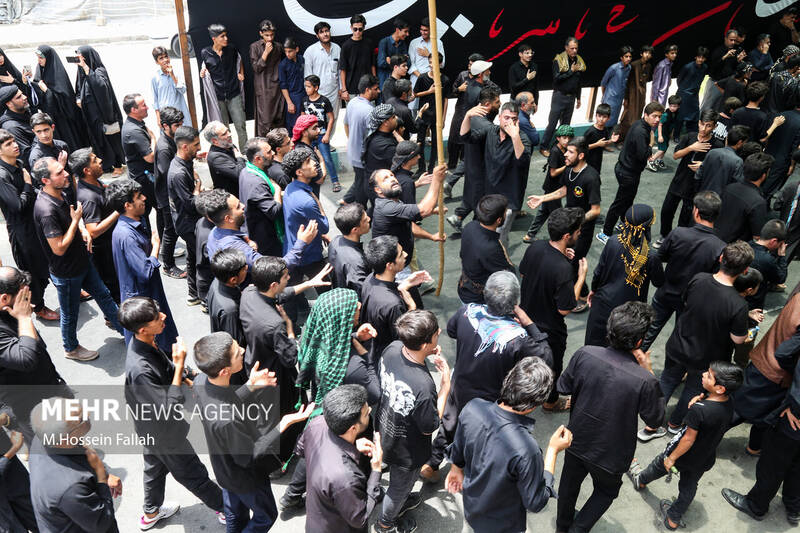 عزاداری تاسوعای حسینی در ایرانشهر