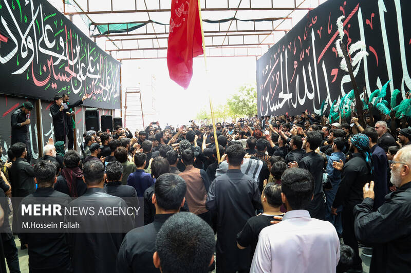 عزاداری تاسوعای حسینی در ایرانشهر