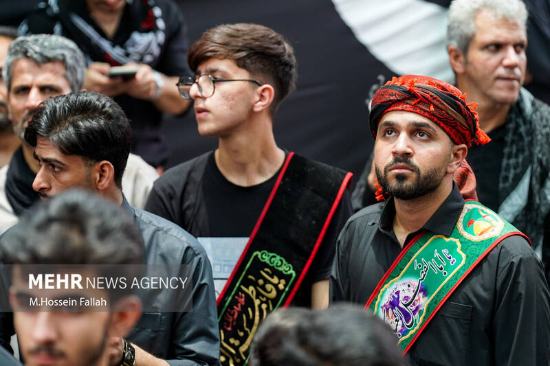 عزاداری تاسوعای حسینی در ایرانشهر