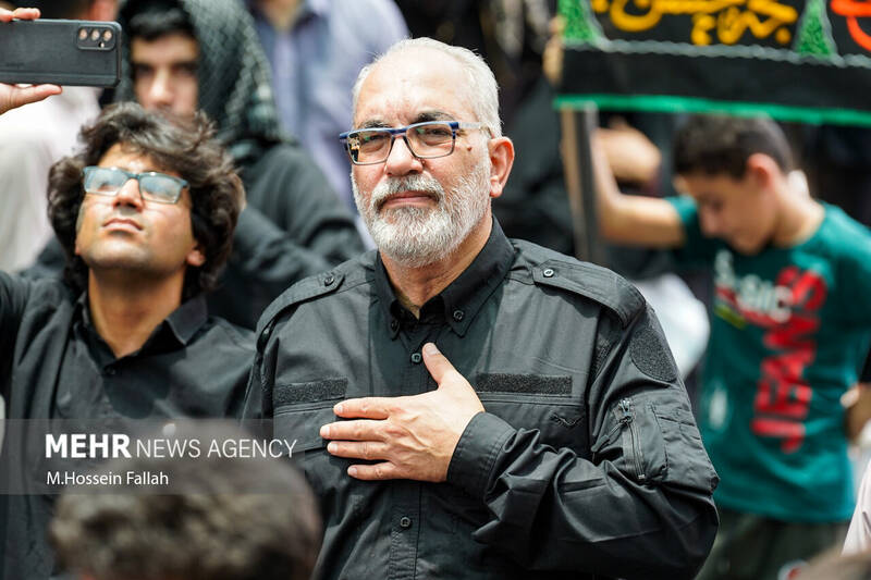 عزاداری تاسوعای حسینی در ایرانشهر