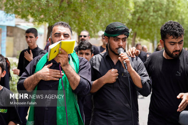 عزاداری تاسوعای حسینی در ایرانشهر