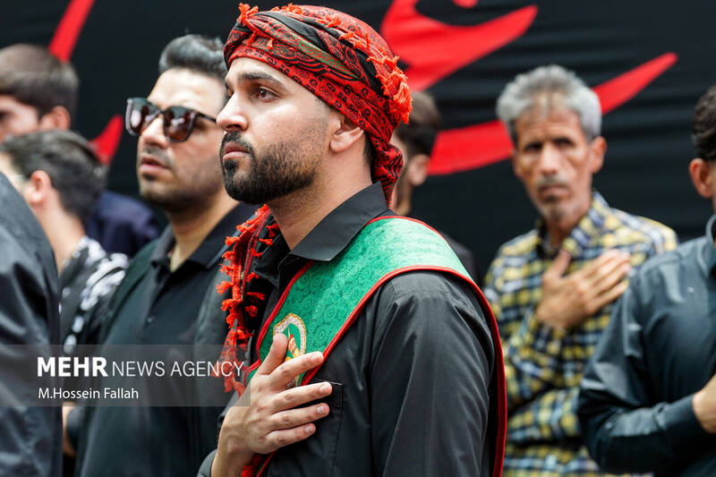 عزاداری تاسوعای حسینی در ایرانشهر