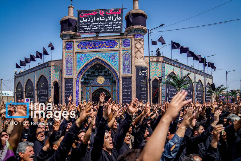 فیلم / عزاداری تاسوعای حسینی در اردبیل