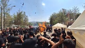 خیمه‌های سوخته، غیرت‌های برافروخته + فیلم