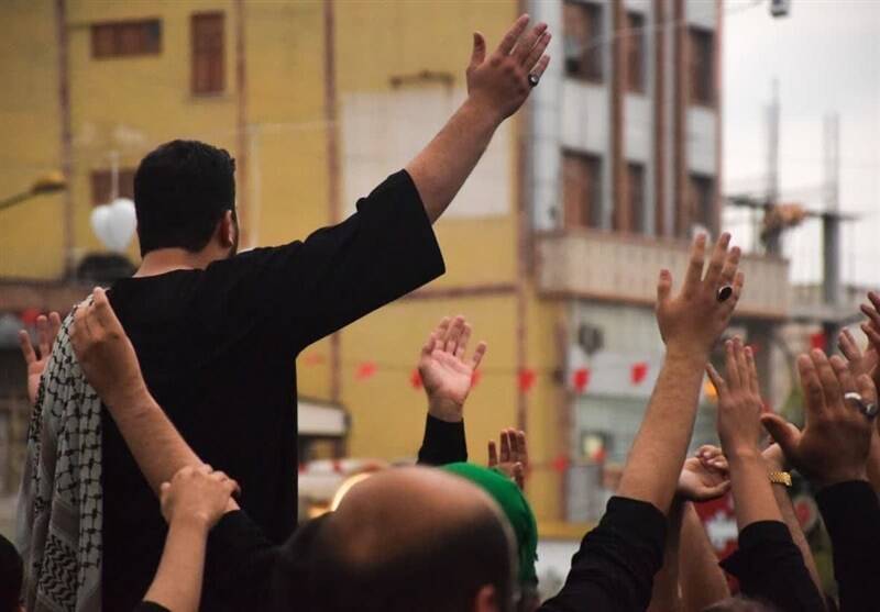 گلستان در عزای حسینی غرق در سوگ و ماتم +تصاویر
