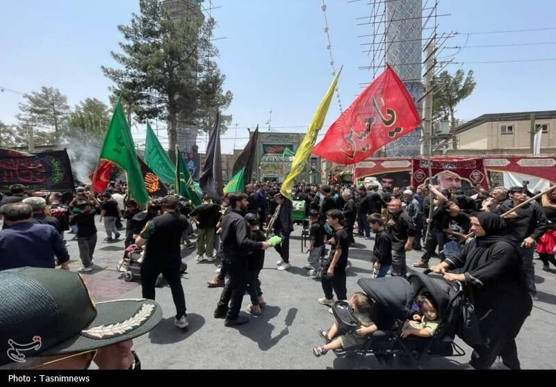 شهرستانهای غرب استان تهران سوگوار دلدادگان کربلا+تصاویر