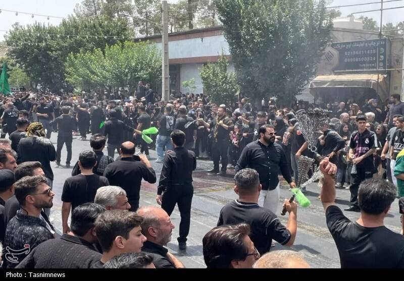 شهرستانهای غرب استان تهران سوگوار دلدادگان کربلا+تصاویر