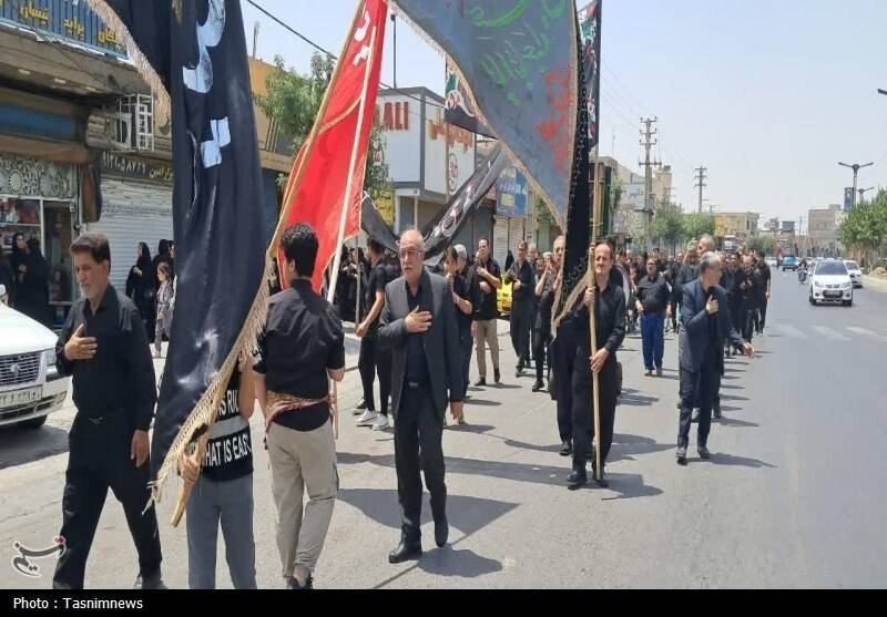 شهرستانهای غرب استان تهران سوگوار دلدادگان کربلا+تصاویر