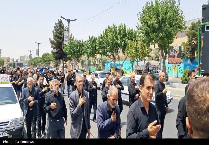 شهرستانهای غرب استان تهران سوگوار دلدادگان کربلا+تصاویر