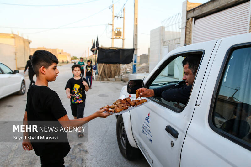 کودکان رامشیر؛ پیشگامان خدمت حسینی