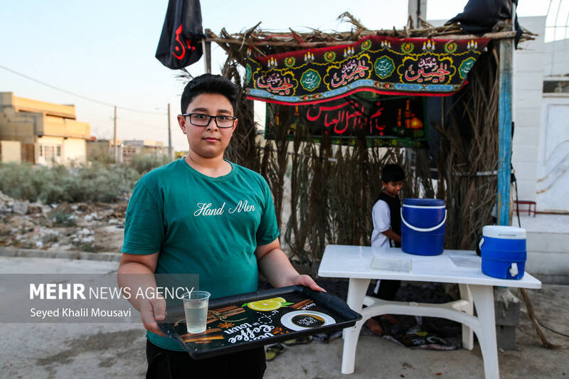 کودکان رامشیر؛ پیشگامان خدمت حسینی