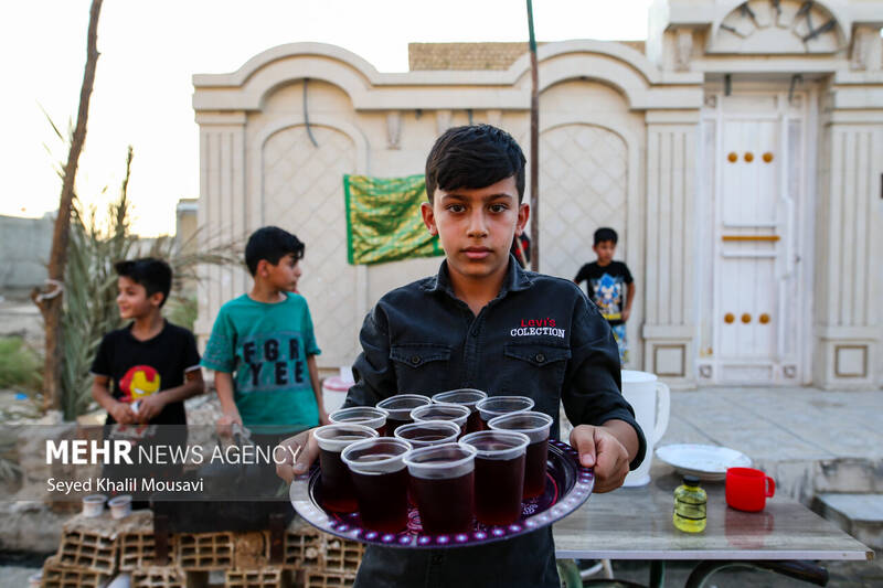 کودکان رامشیر؛ پیشگامان خدمت حسینی