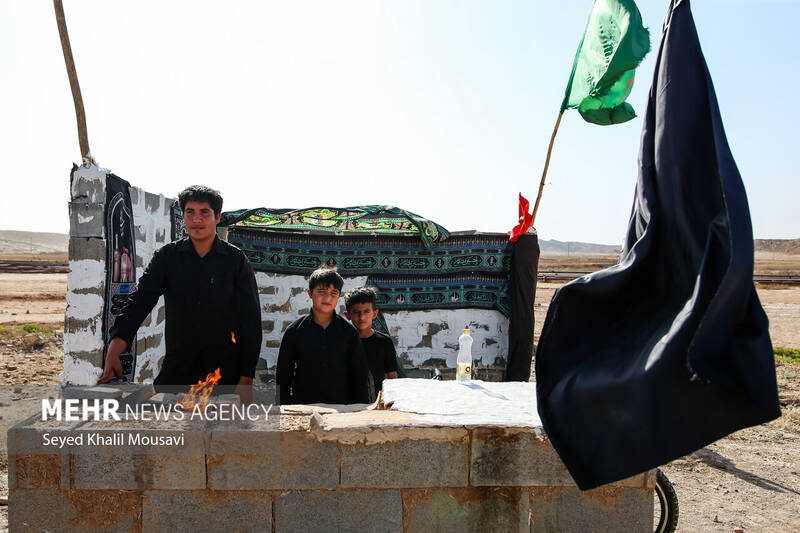 کودکان رامشیر؛ پیشگامان خدمت حسینی