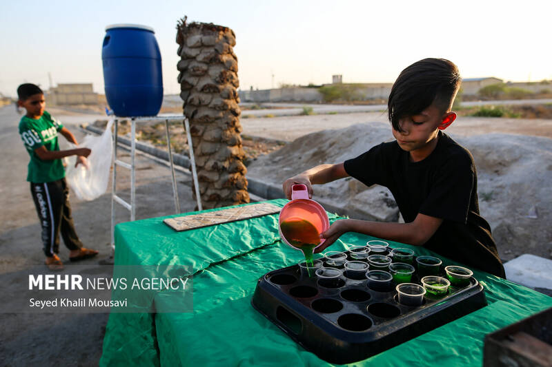 کودکان رامشیر؛ پیشگامان خدمت حسینی