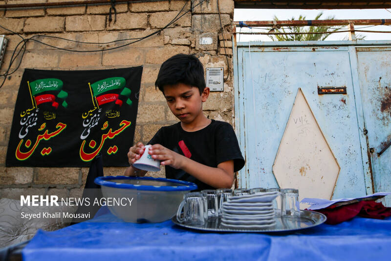 کودکان رامشیر؛ پیشگامان خدمت حسینی