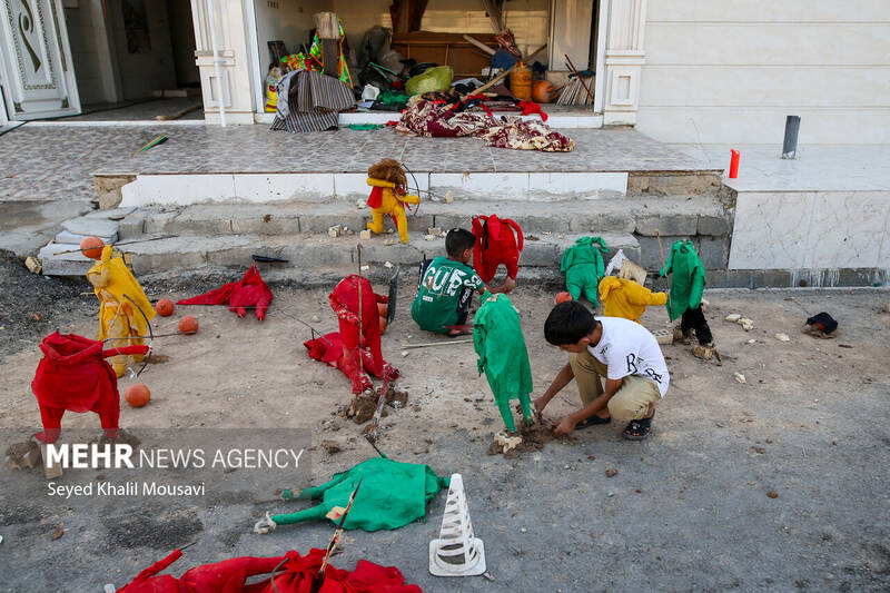 کودکان رامشیر؛ پیشگامان خدمت حسینی