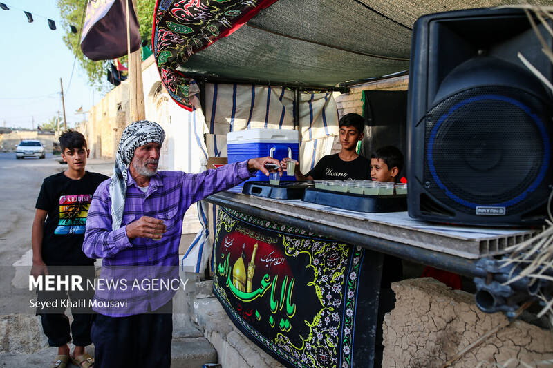 کودکان رامشیر؛ پیشگامان خدمت حسینی