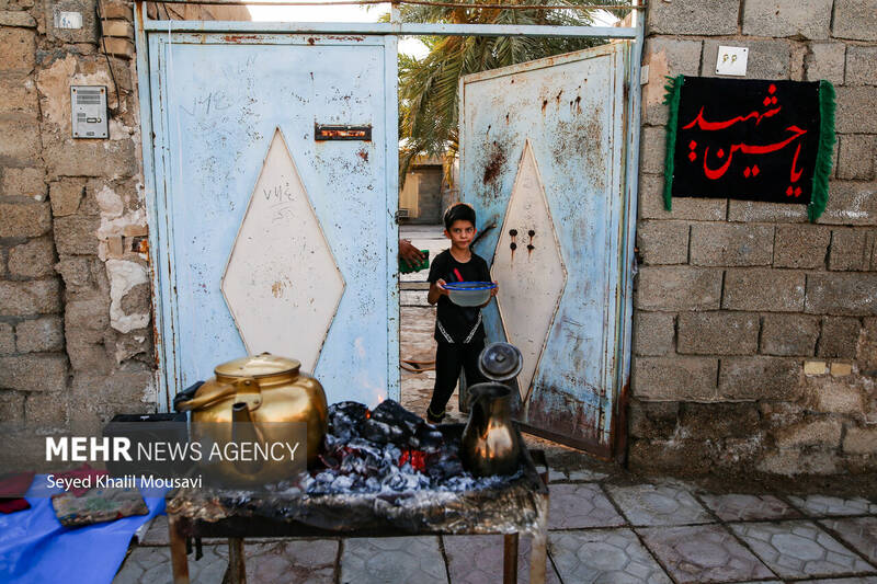 کودکان رامشیر؛ پیشگامان خدمت حسینی