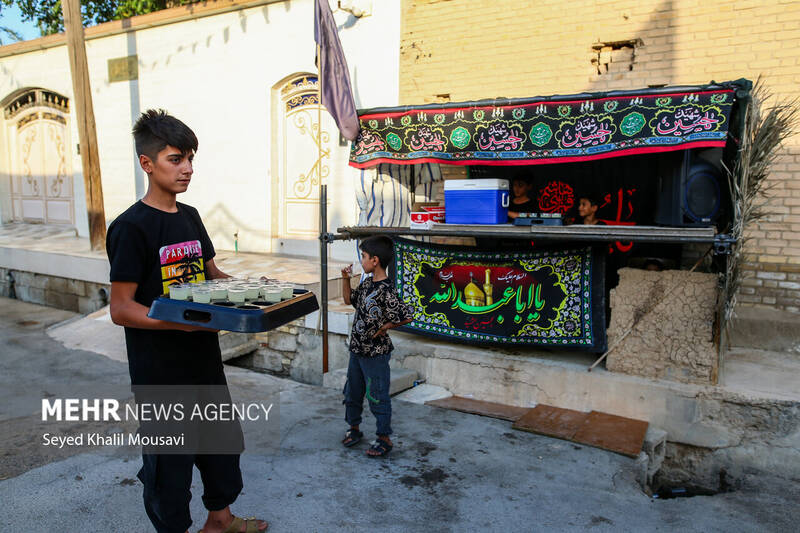 کودکان رامشیر؛ پیشگامان خدمت حسینی