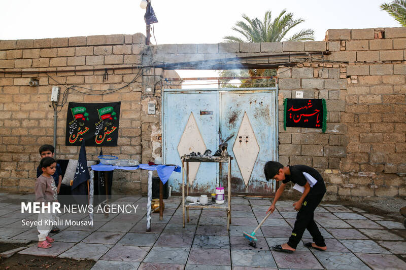 کودکان رامشیر؛ پیشگامان خدمت حسینی